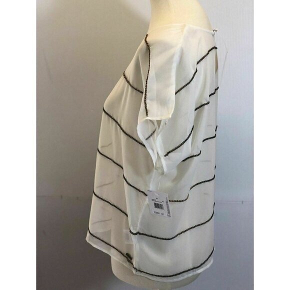 Volcom Women's Chain Reaction Blouse Size M A10 - Picture 6 of 6